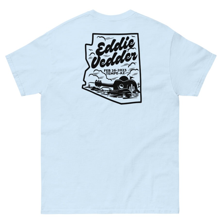 Eddie Vedder AZ Map Unisex classic tee