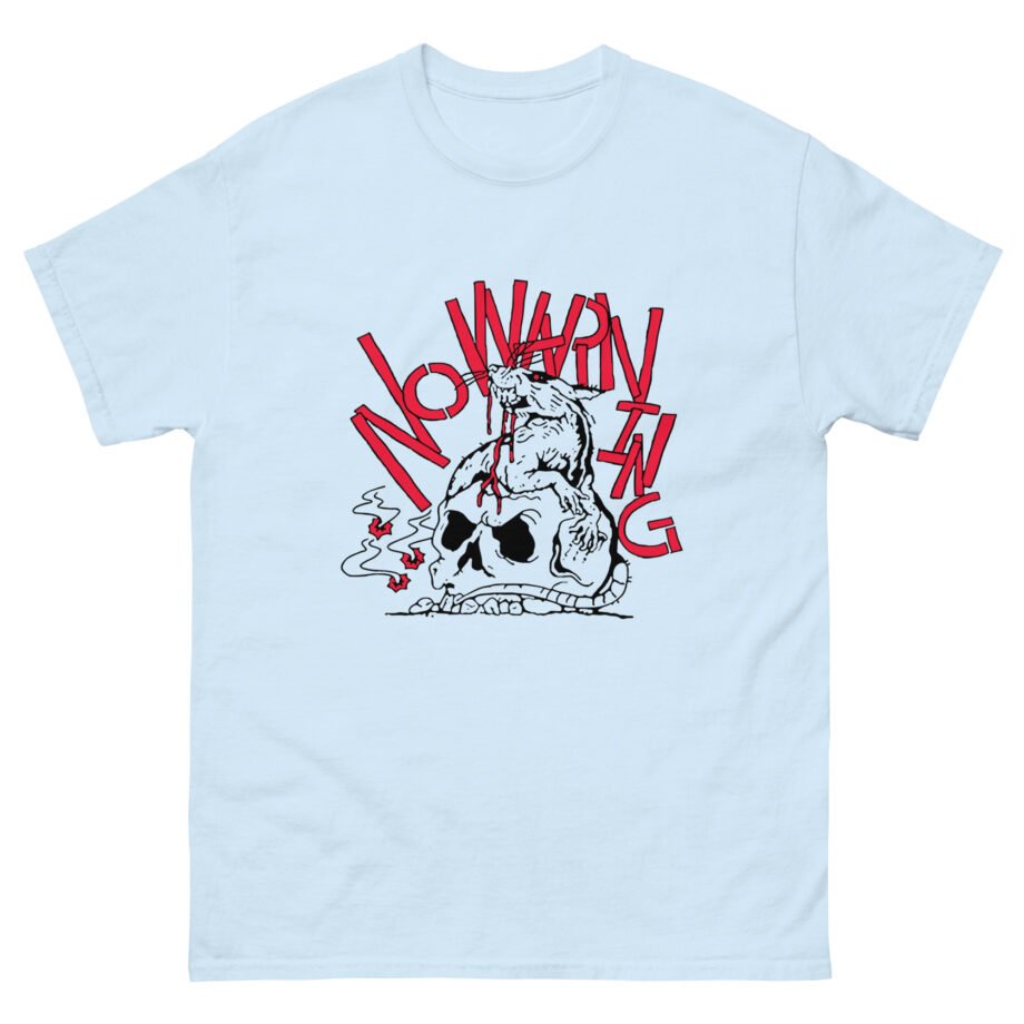 No Warning Rat Skull Unisex classic tee