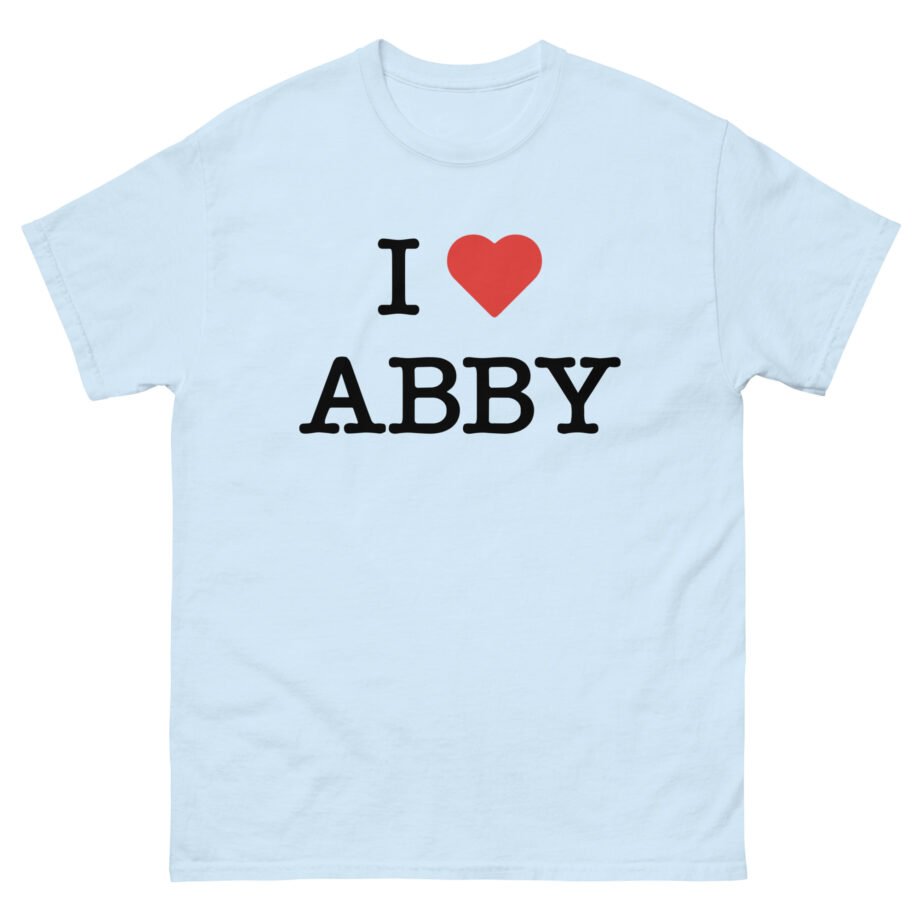 Jon Marianek I Love Abby Unisex classic tee