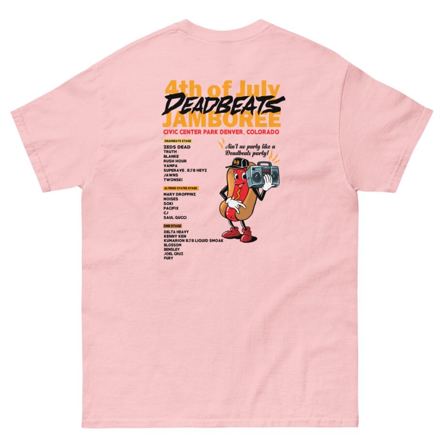 Deadbeats Jamboree Hot Dog Unisex classic tee
