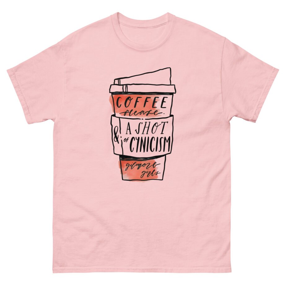 Gilmore Girls Coffee Please & a Shot of Cynicism Unisex classic tee