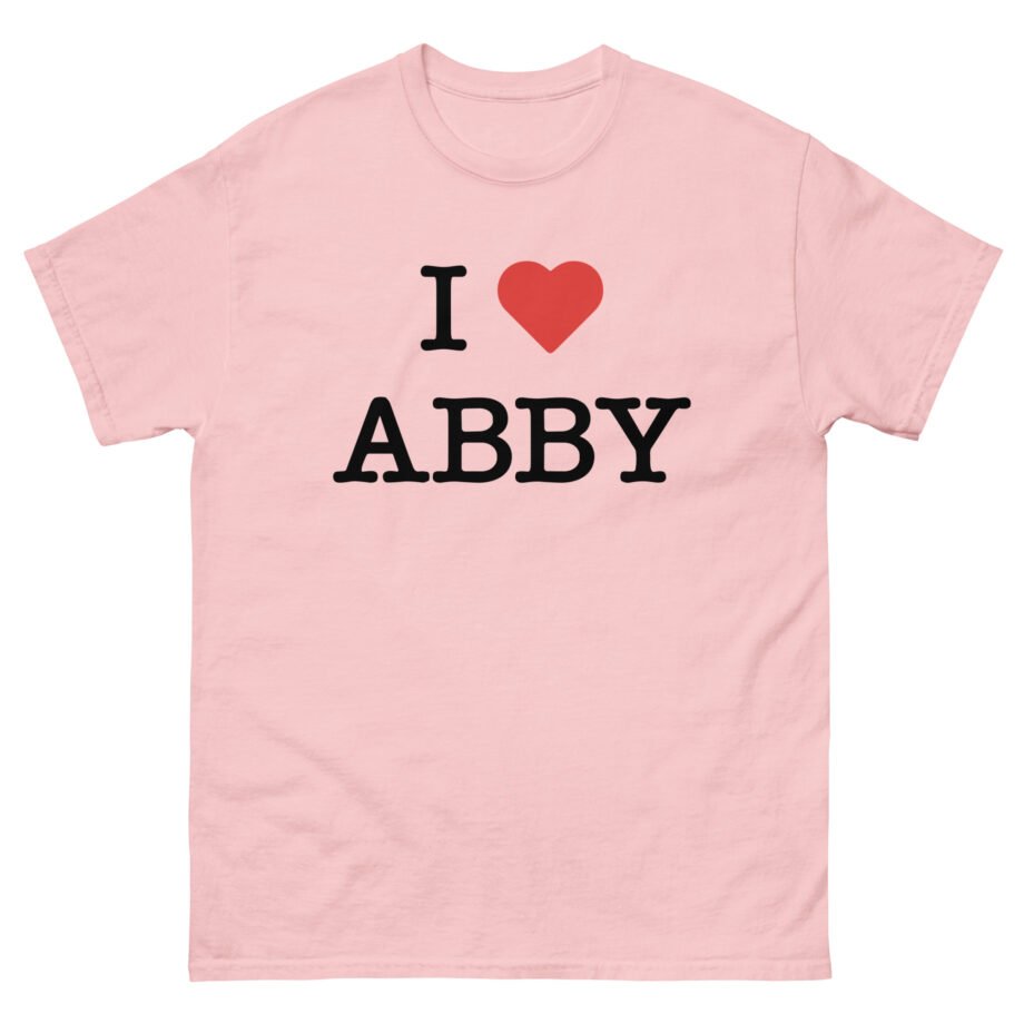 Jon Marianek I Love Abby Unisex classic tee