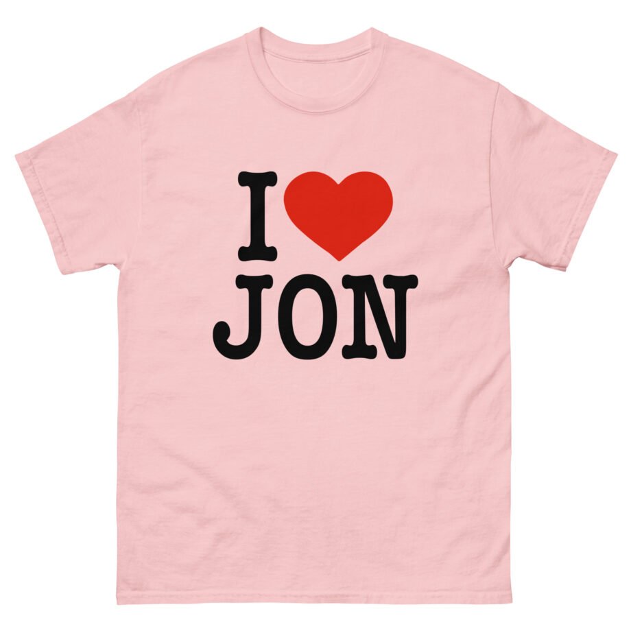 Jon Marianek I Love Jon Unisex classic tee
