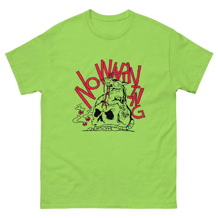 No Warning Rat Skull Unisex classic tee