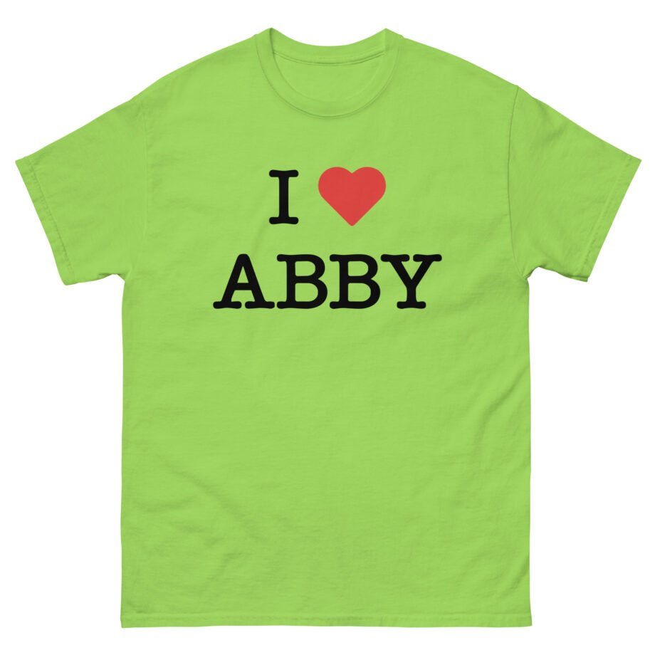 Jon Marianek I Love Abby Unisex classic tee