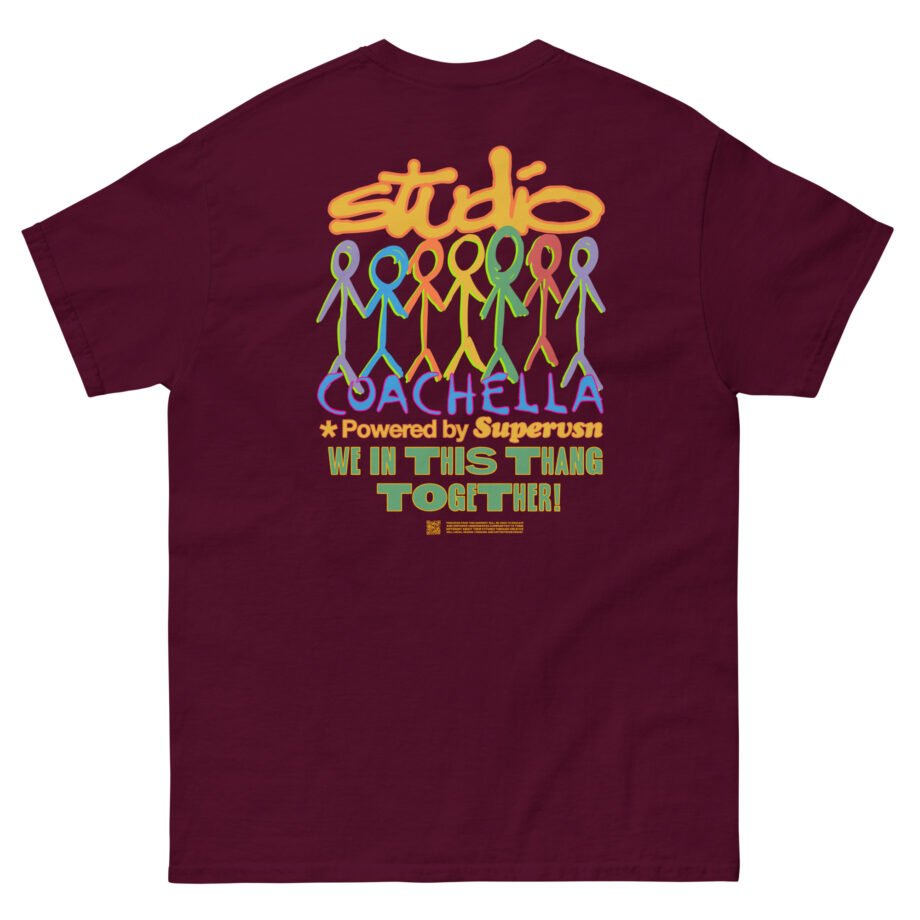 Coachella STUDIO Powered By SUPERVSN x Coachella Unisex classic tee