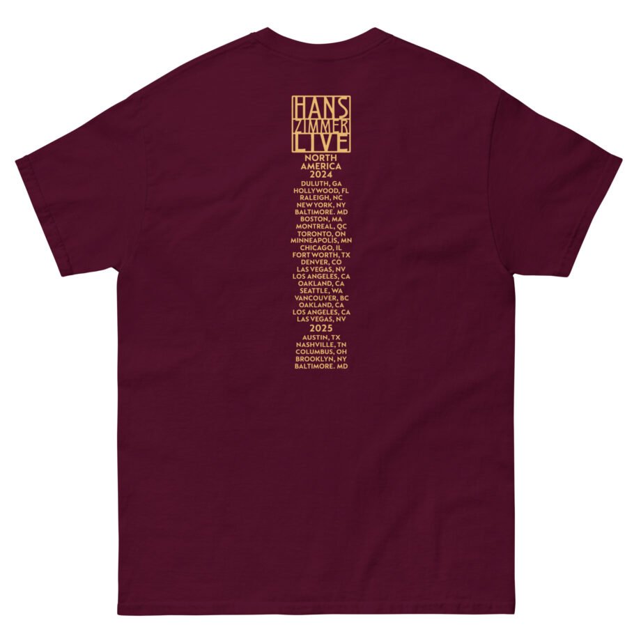 Hans Zimmer Admat Tour Unisex classic tee
