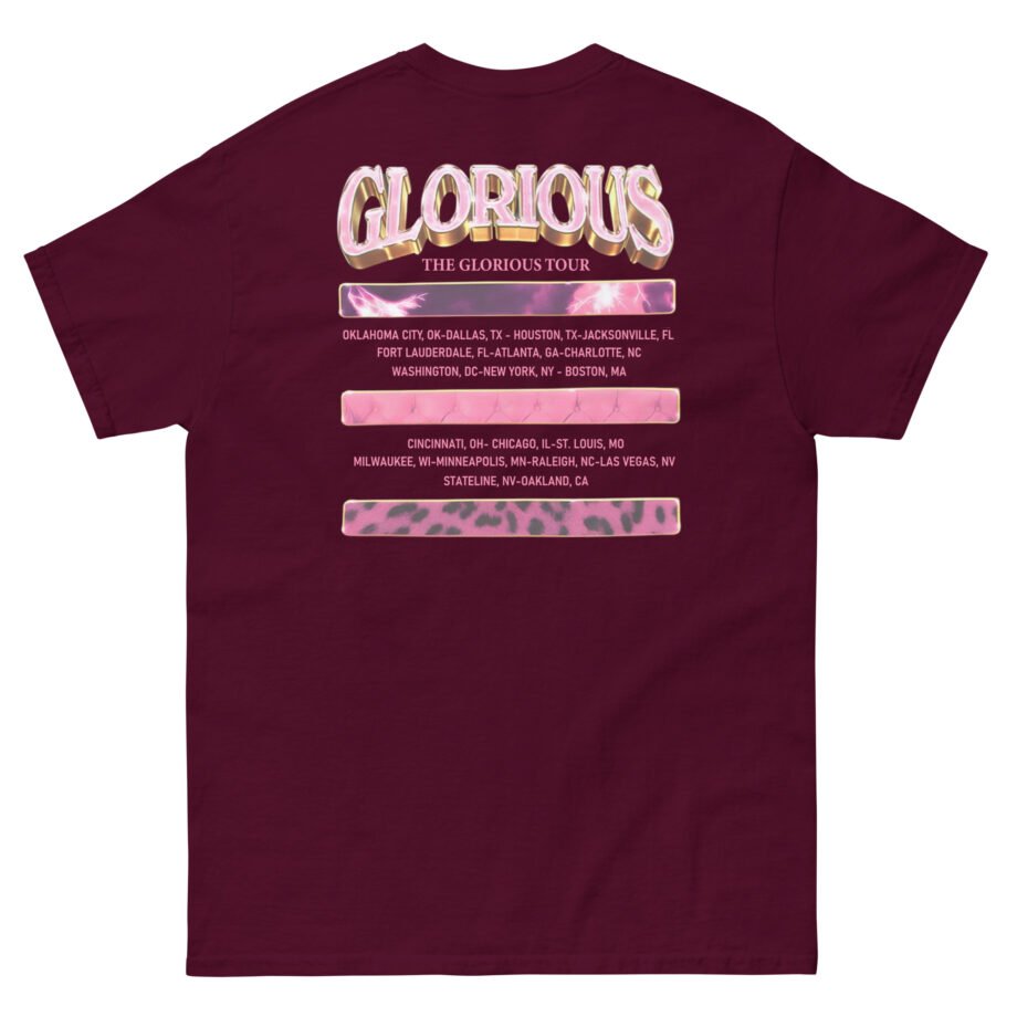 Glorilla Glorious Tour From Memphis Unisex classic tee