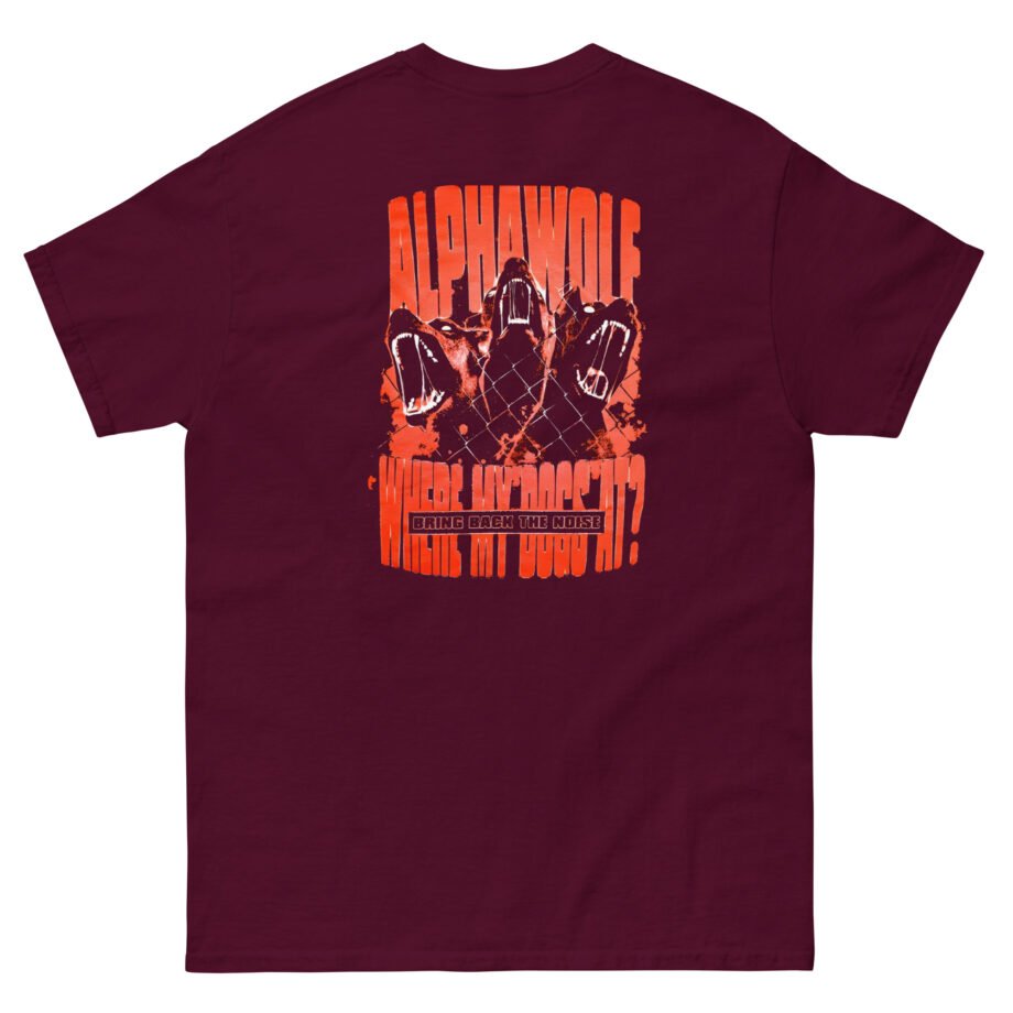 Alpha Wolf Where My Dogs at Unisex classic tee