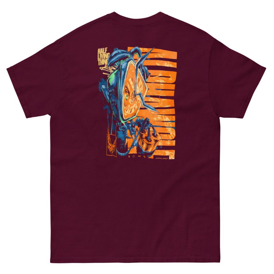 Alpha Wolf Clock Unisex classic tee