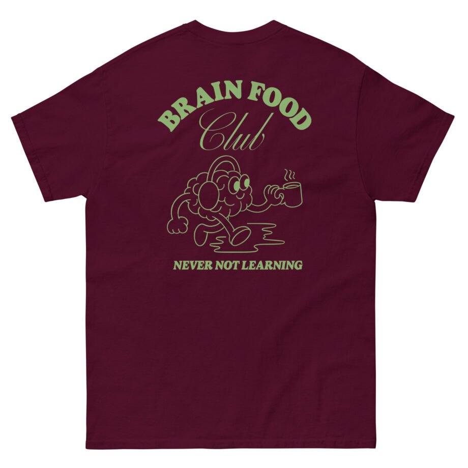 Wissen Weekly BRAIN FOOD CLUB Unisex classic tee