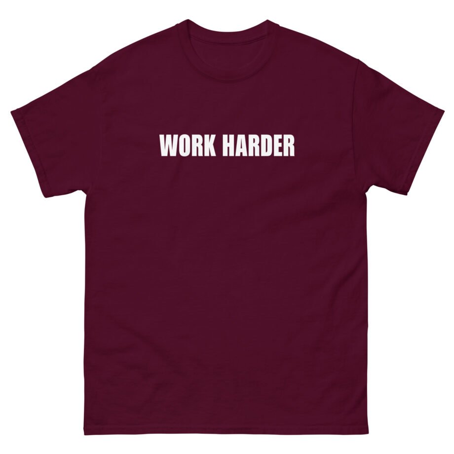 Casey Neistat Work Harder Unisex classic tee