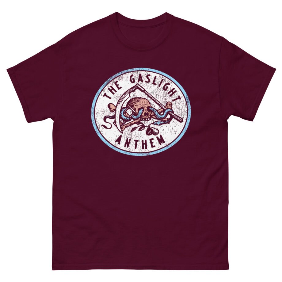 Gaslight Anthem Skull Snake Unisex classic tee