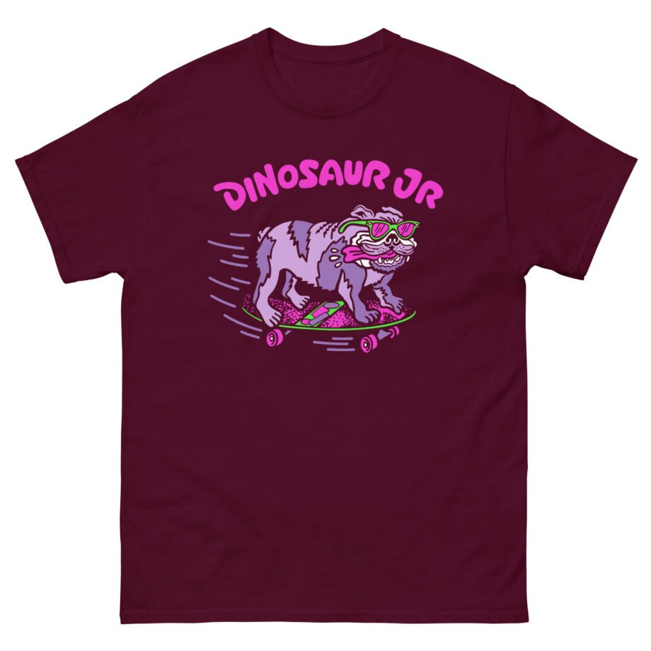 Dinosaur Jr Skateboard Bulldog Unisex classic tee