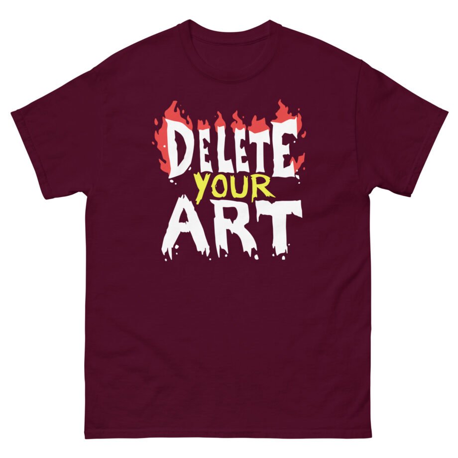 Drawfee Delete Your Art Unisex classic tee