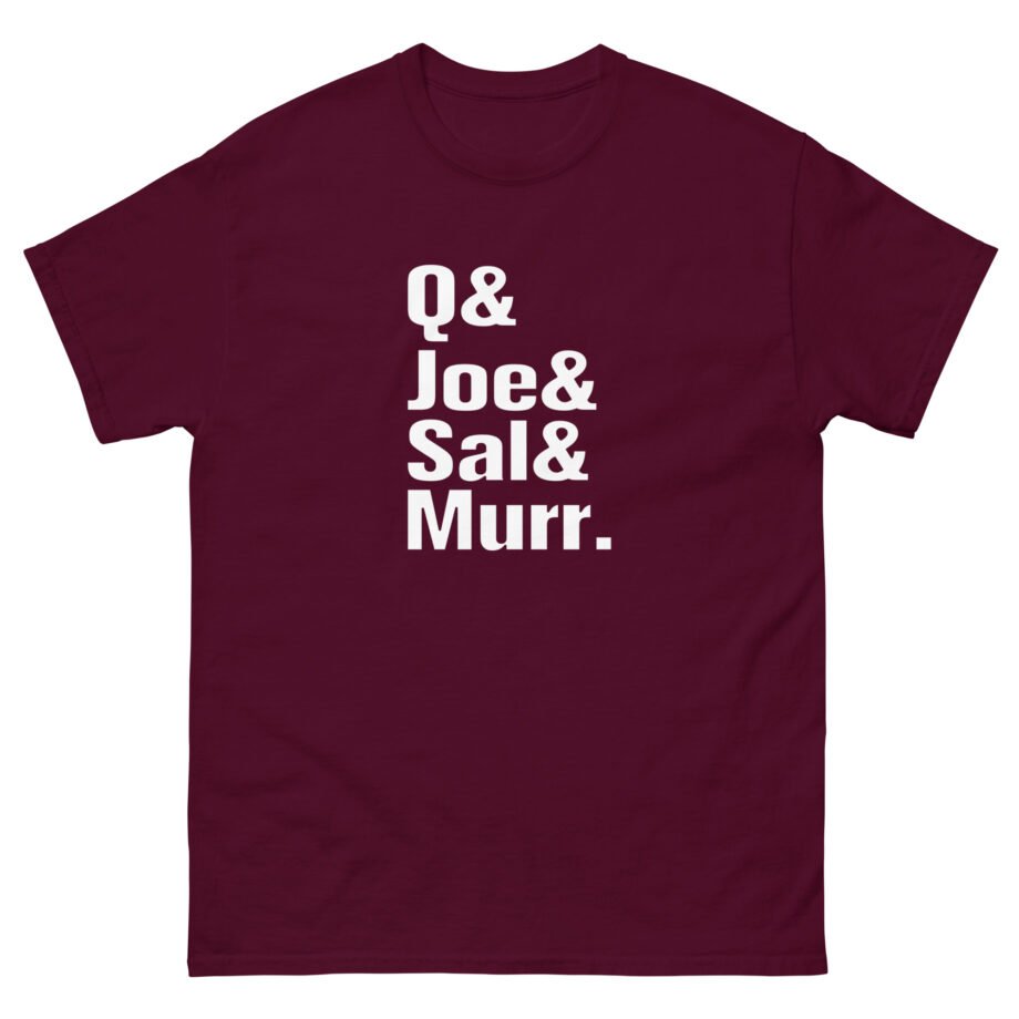 Impractical Jokers Q& Joe& Sal& Murr Unisex classic tee