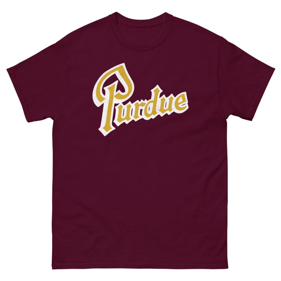 Purdue Drum Script Unisex classic tee