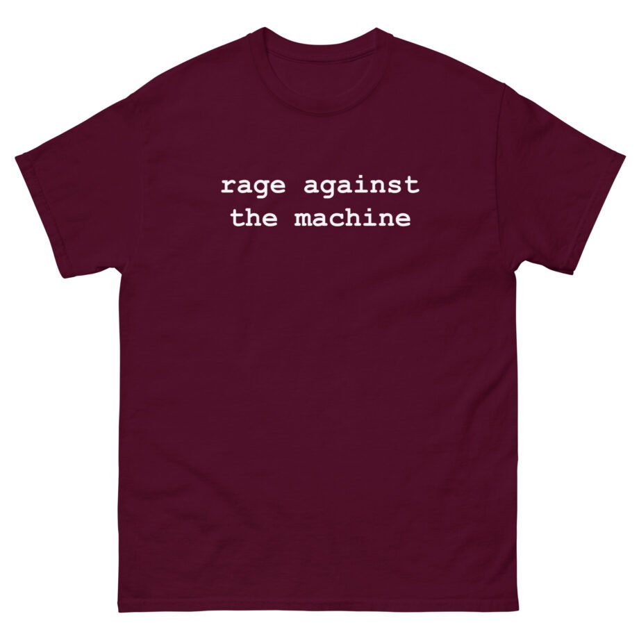 Rage Against the Machine Typewriter Molotov Unisex classic tee
