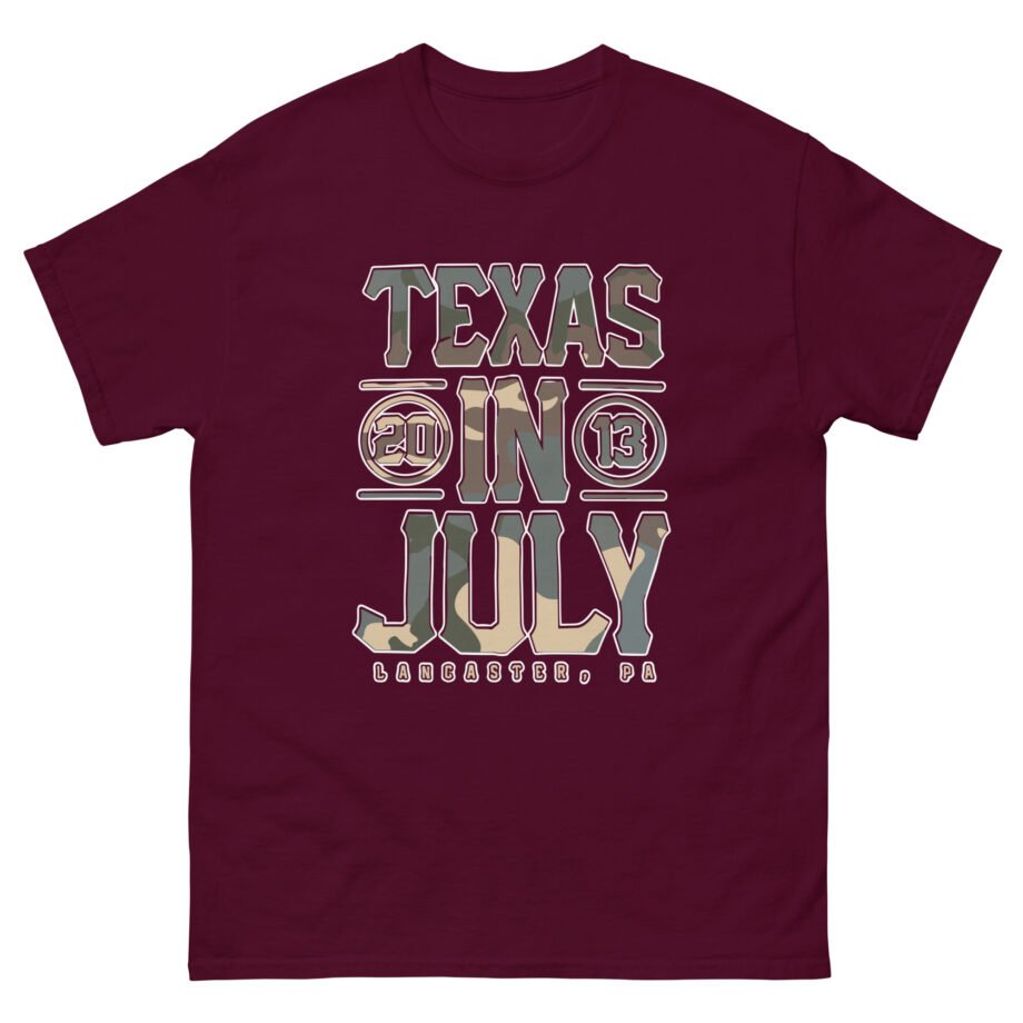 Texas in July 2013 Unisex classic tee