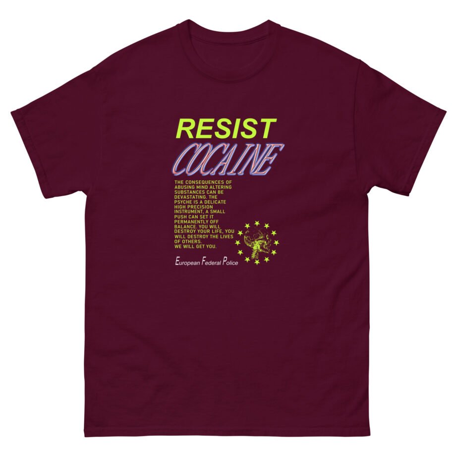 Cruelty Squad Resist Cocaine Unisex classic tee