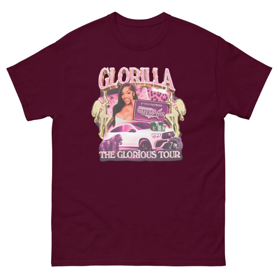 Glorilla Glorious Tour From Memphis Unisex classic tee