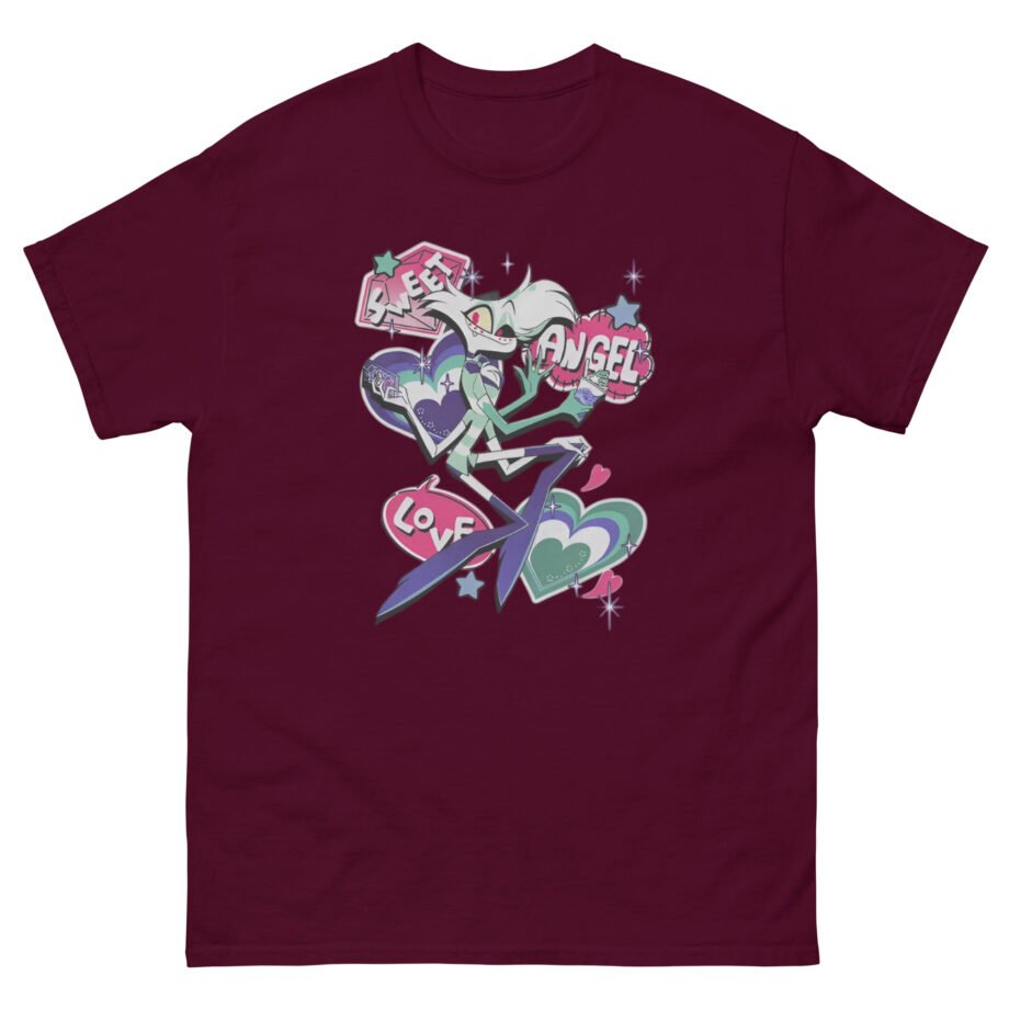 Hazbin Hotel Sweet Angel Love Angel Dust Unisex classic tee