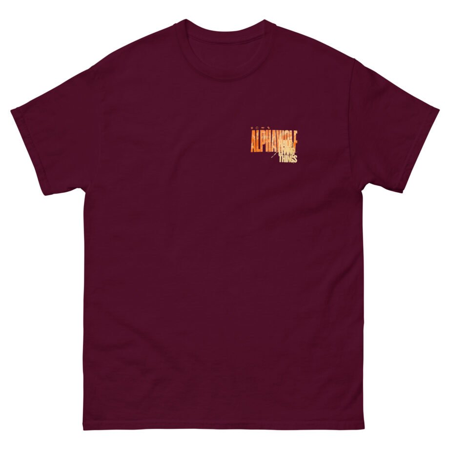 Alpha Wolf Clock Unisex classic tee