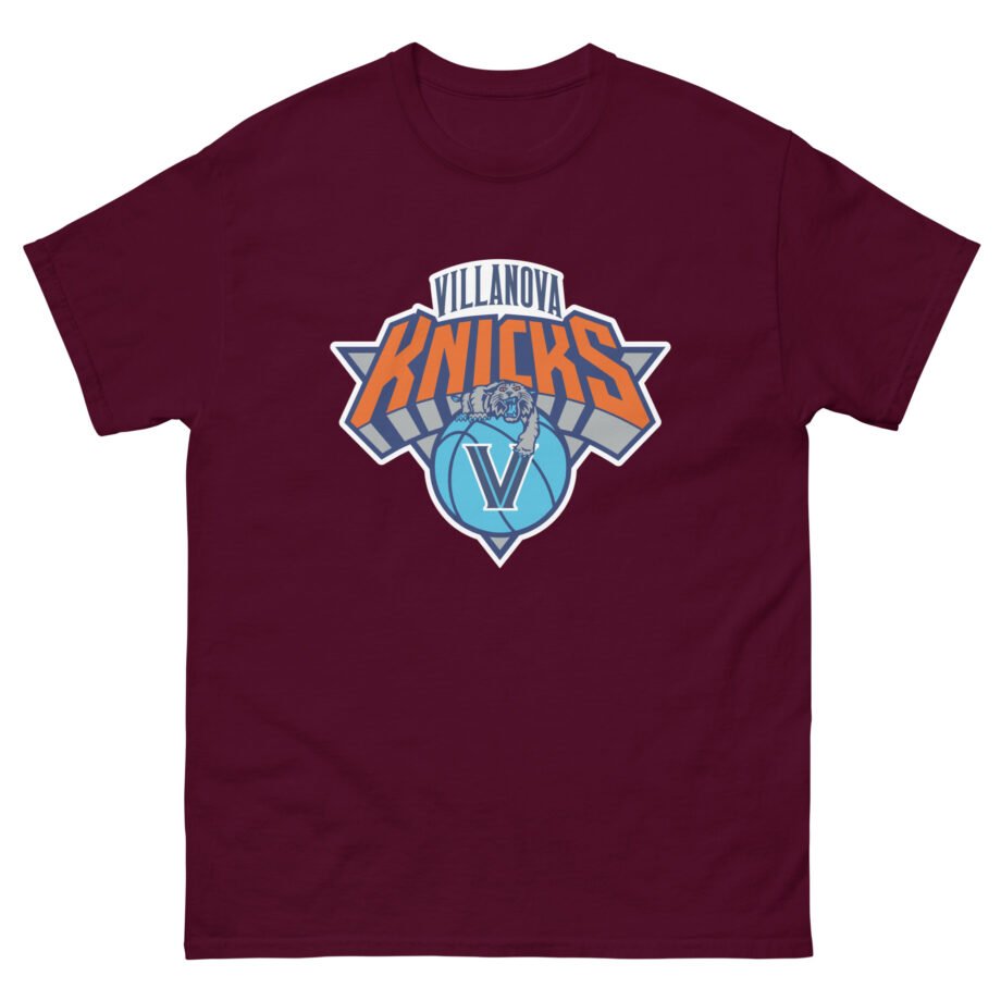 Villanova Knicks New York Mashup Parody Unisex classic tee