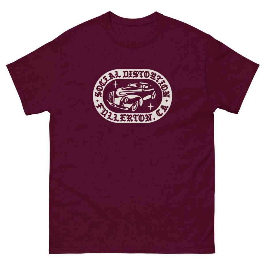 Social Distortion Fullerton Car Indigo Unisex classic tee