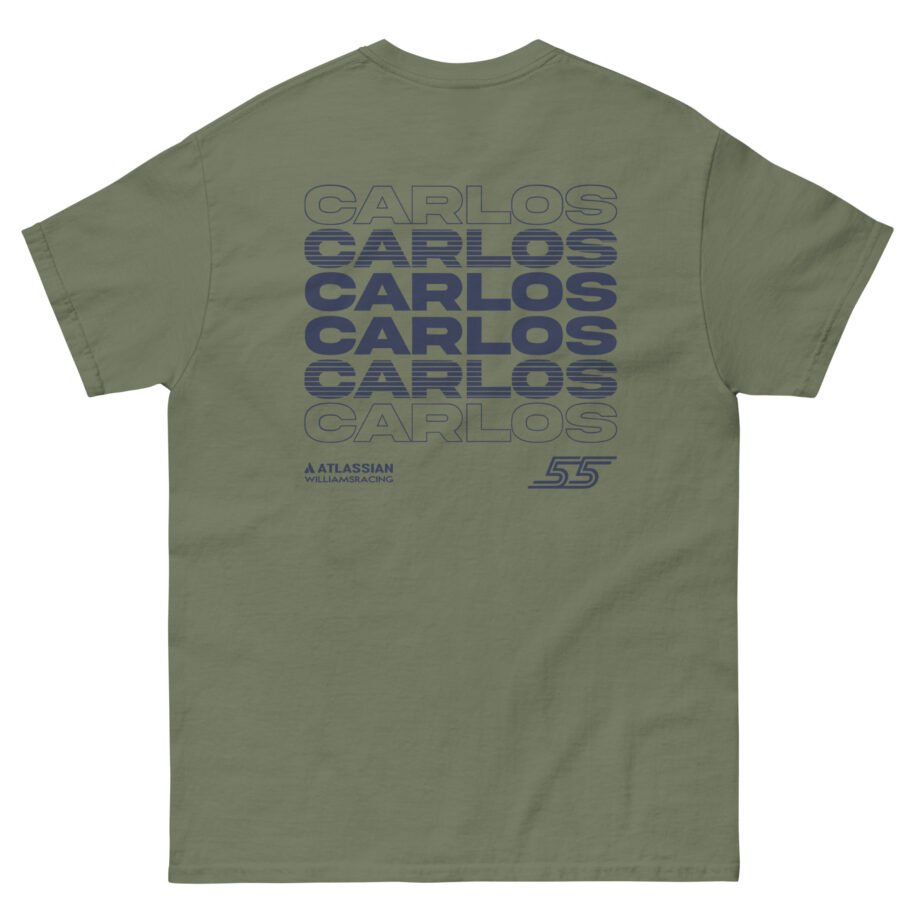Carlos Sainz Atlassian Williams Racing Unisex classic tee