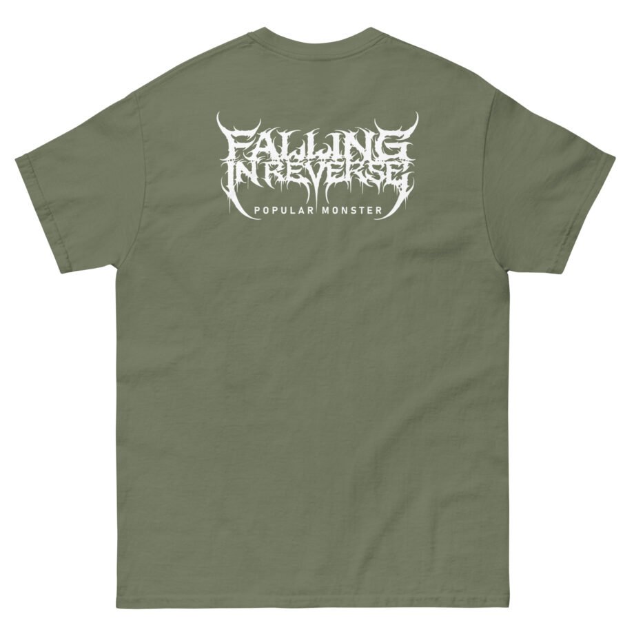 Falling in Reverse Popular Monster Cover and Back Logo Unisex classic tee