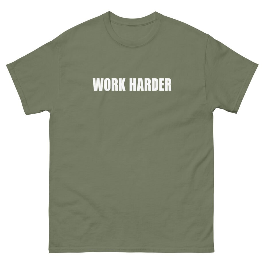 Casey Neistat Work Harder Unisex classic tee