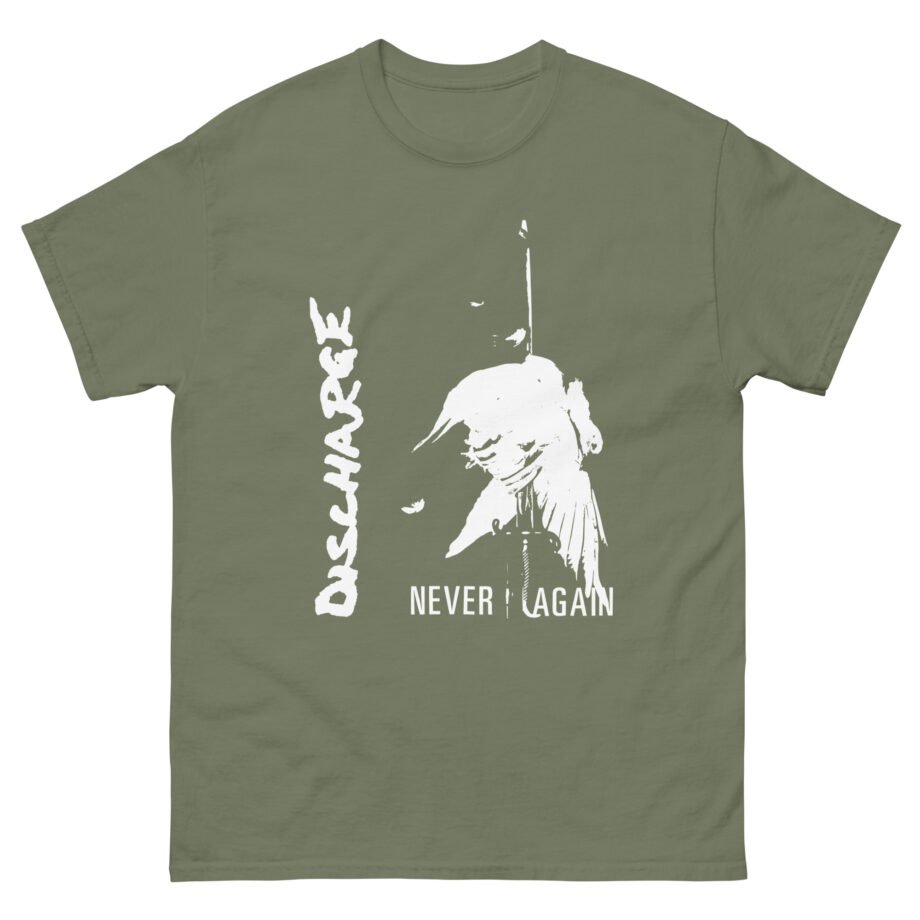 Discharge Never Again Unisex classic tee