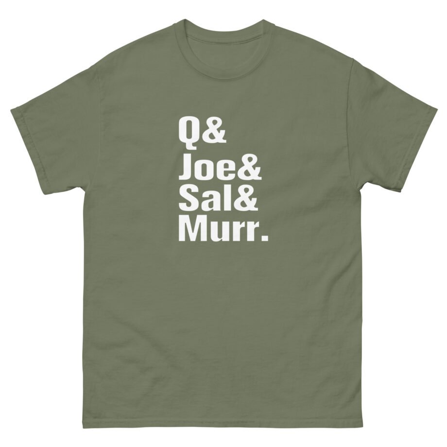 Impractical Jokers Q& Joe& Sal& Murr Unisex classic tee