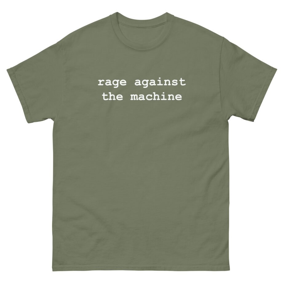 Rage Against the Machine Typewriter Molotov Unisex classic tee