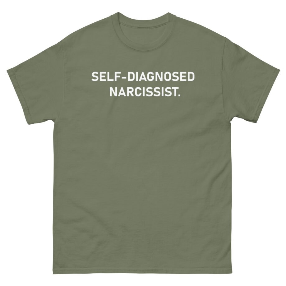 Tectone Self Diagnosed Narcissist Unisex classic tee