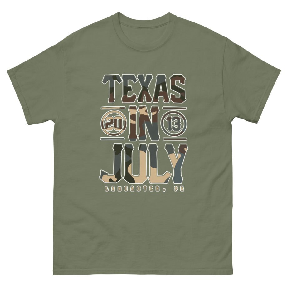 Texas in July 2013 Unisex classic tee