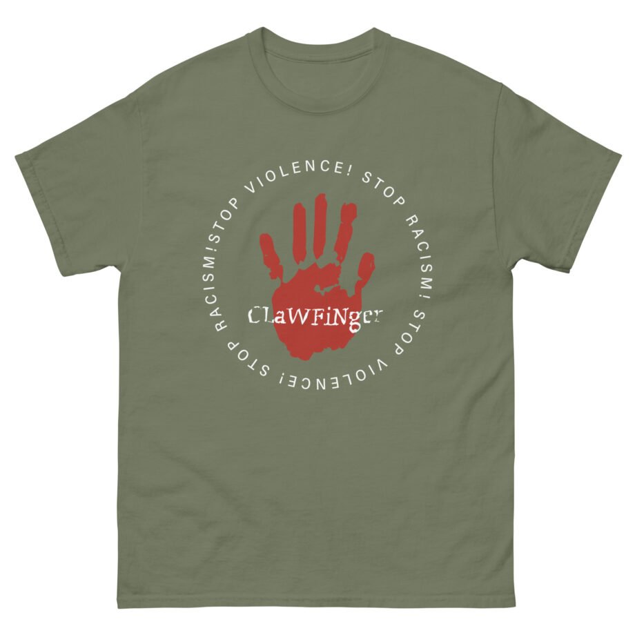 Clawfinger Stop Racism Stop Violence Unisex classic tee
