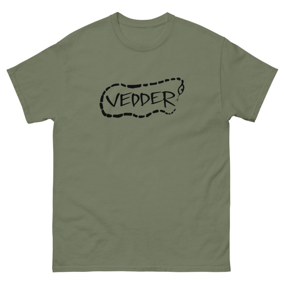 Eddie Vedder Stencil Snake Unisex classic tee