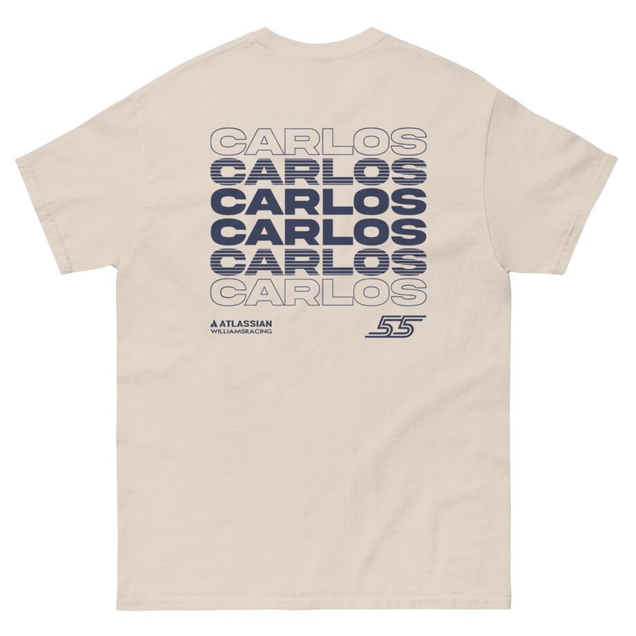 Carlos Sainz Atlassian Williams Racing Unisex classic tee