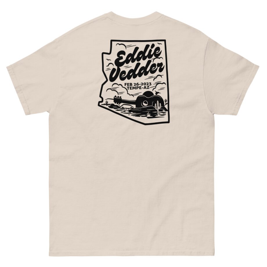 Eddie Vedder AZ Map Unisex classic tee