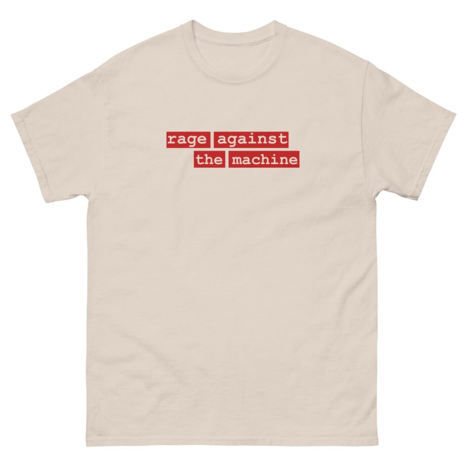 Rage Against the Machine Rage Stencil Type Unisex classic tee