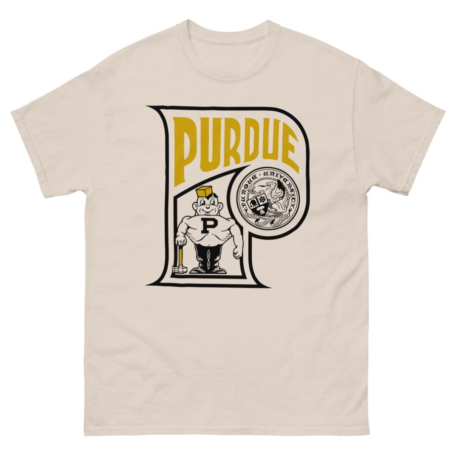 Purdue Ever Grateful Ever True Oatmeal Unisex classic tee
