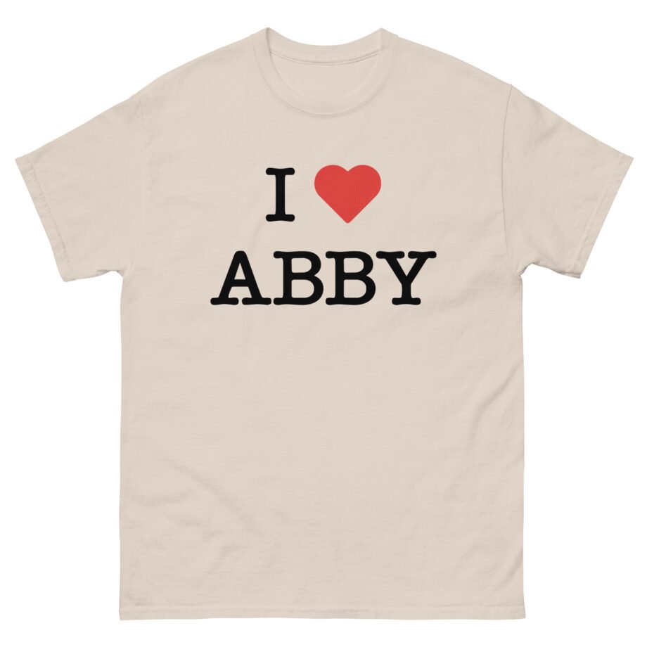 Jon Marianek I Love Abby Unisex classic tee