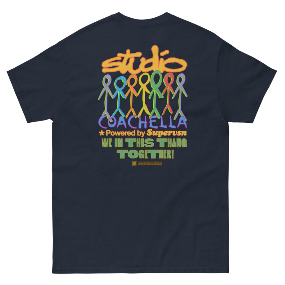 Coachella STUDIO Powered By SUPERVSN x Coachella Unisex classic tee