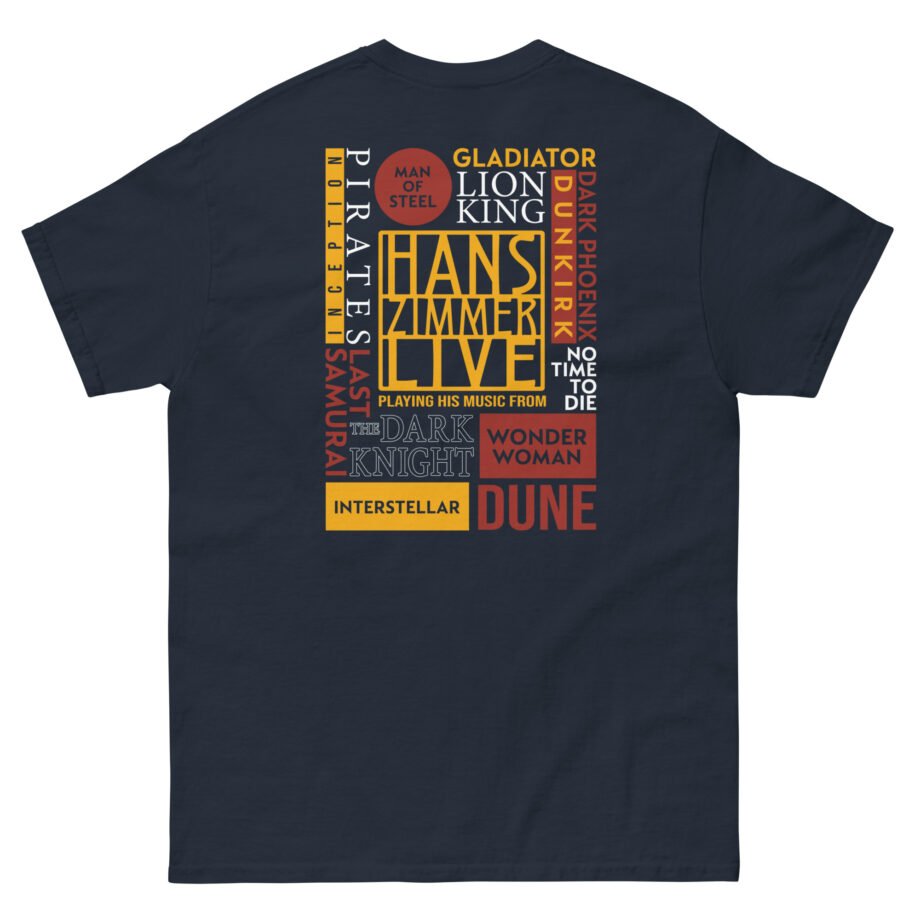 Hans Zimmer Titles Unisex classic tee