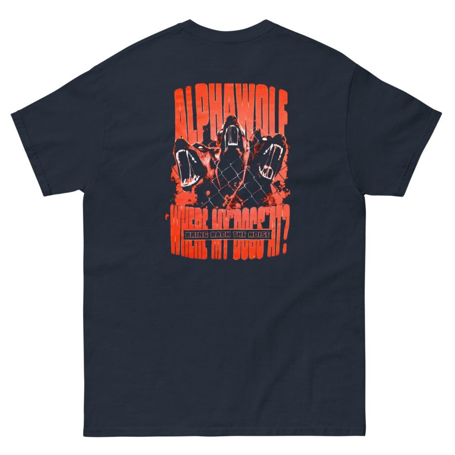 Alpha Wolf Where My Dogs at Unisex classic tee