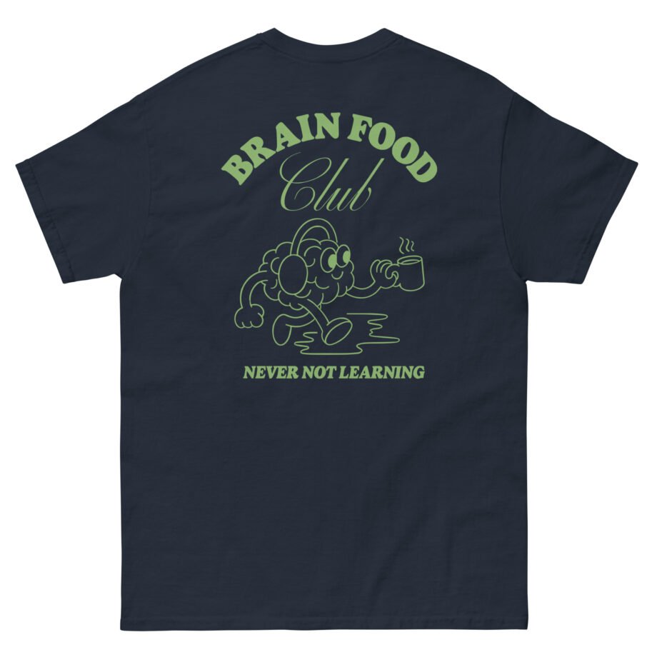Wissen Weekly BRAIN FOOD CLUB Unisex classic tee