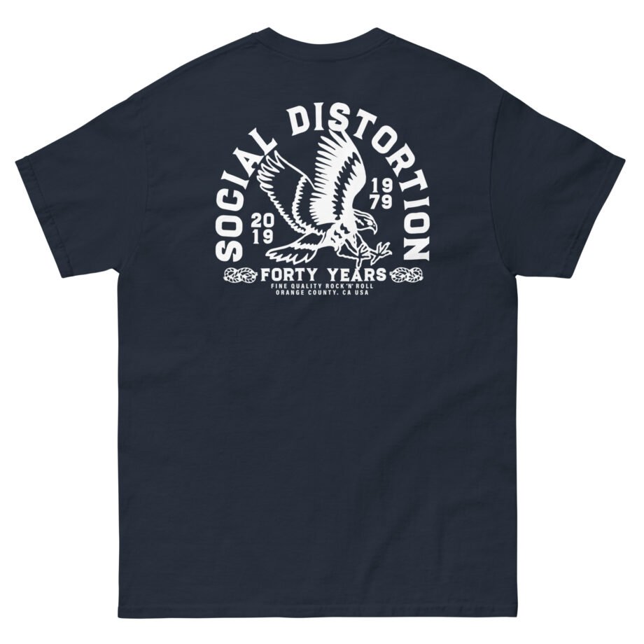 Social Distortion Eagle 40 Year Unisex classic tee