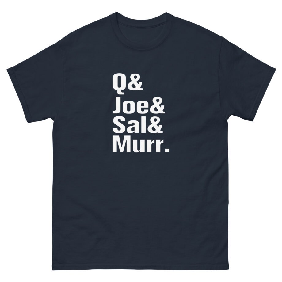 Impractical Jokers Q& Joe& Sal& Murr Unisex classic tee